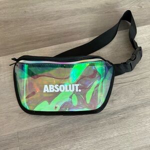 ⭐️ Absolut Iridescent Belt Bag with Adjustable Strap